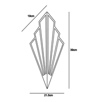 Apex Brass Gold Wall Light