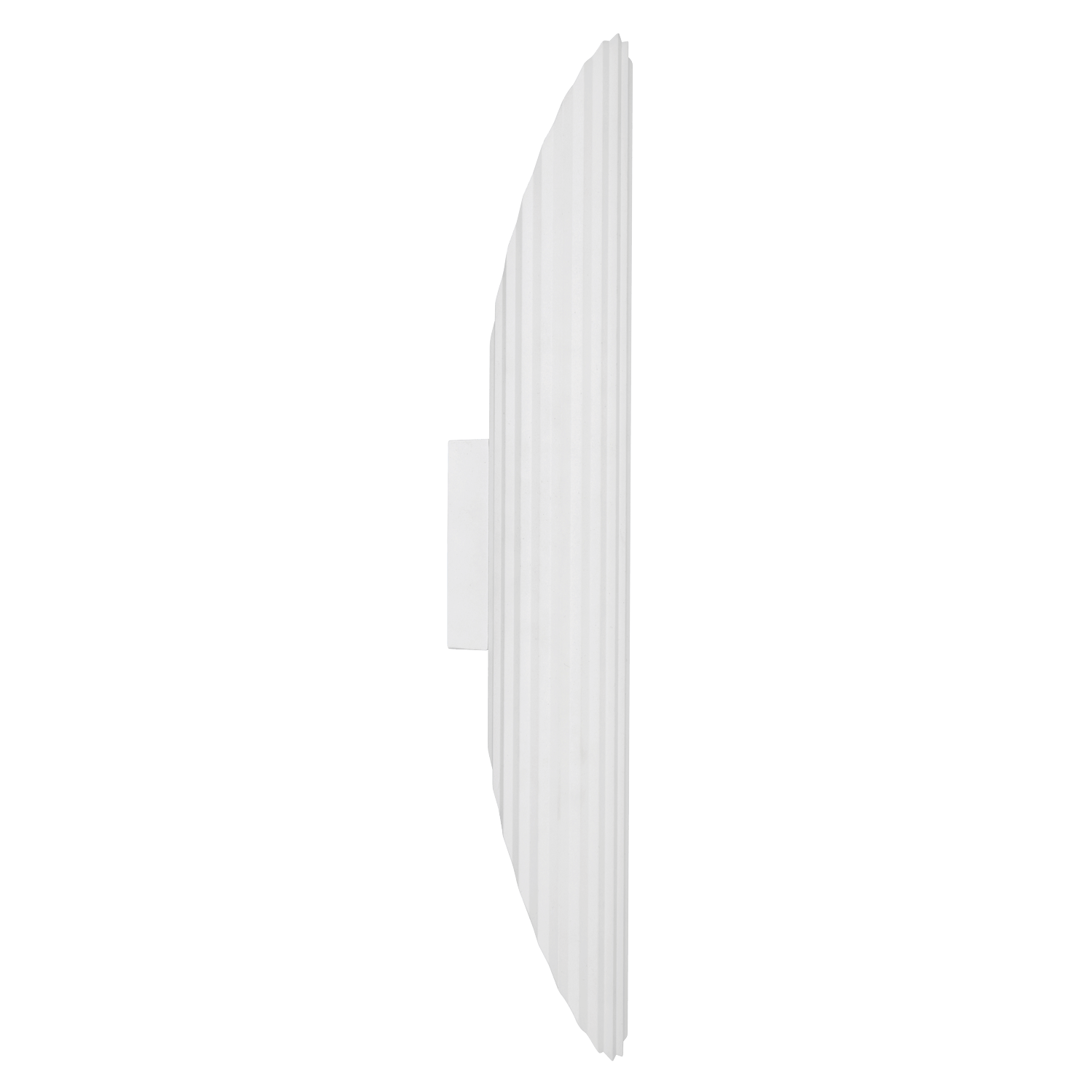 Flute Sand White 2 Light Wall Light