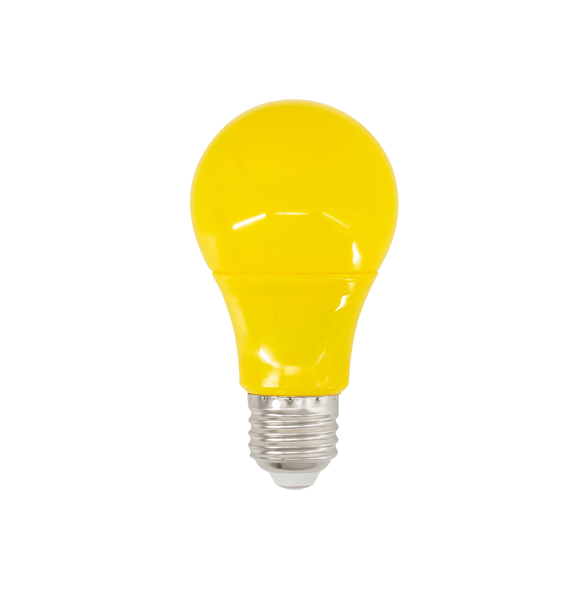 A60 5W ES E27 Yellow LED Globe | Decorative Colour Bulb | Zebbies