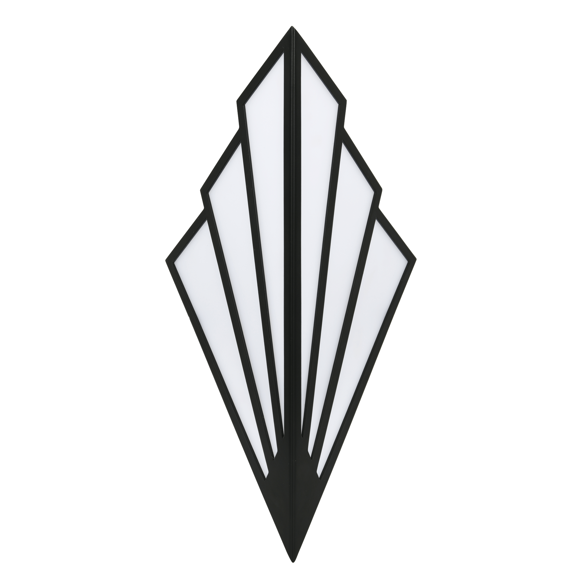 Black and white decorative wall sconce