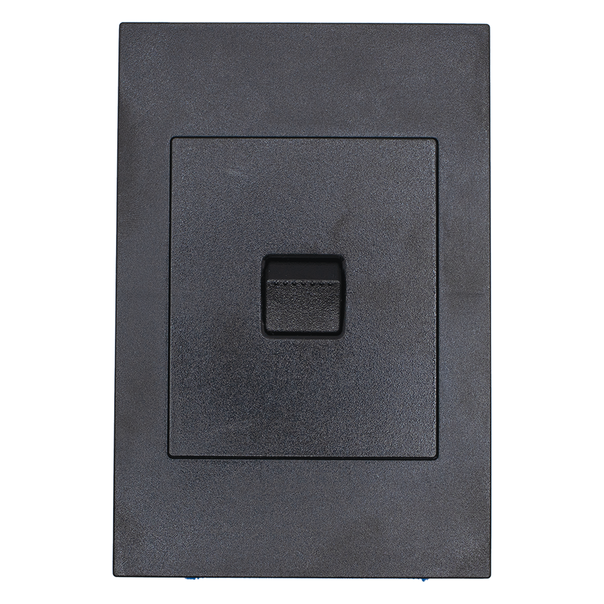 Apollo Shadow Black 1 Lever 1 Way Switch
