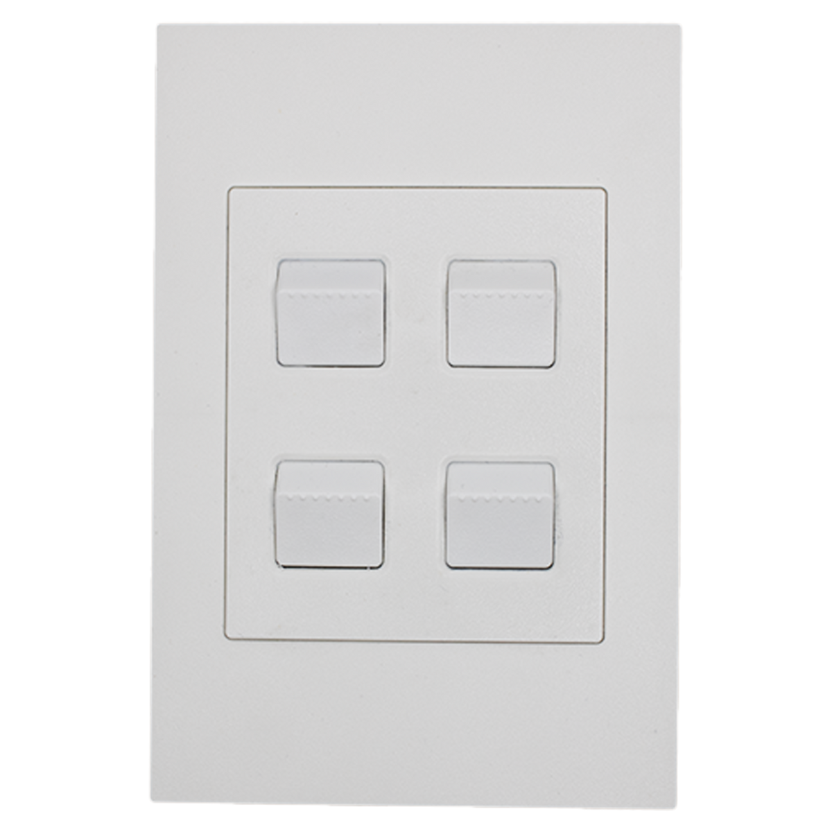 Apollo Shadow White 1 Lever Dimmer & 3 Lever 1 Way Switch