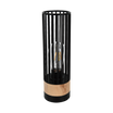 Archer Black and Wood Table Lamp