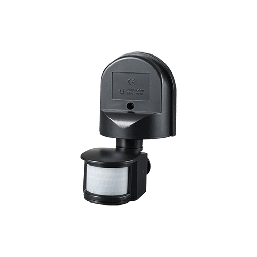 Outdoor Position Sensor Black PIR Outdoor Infrared Motion Sensor | 180° Detection | Zebbies ...