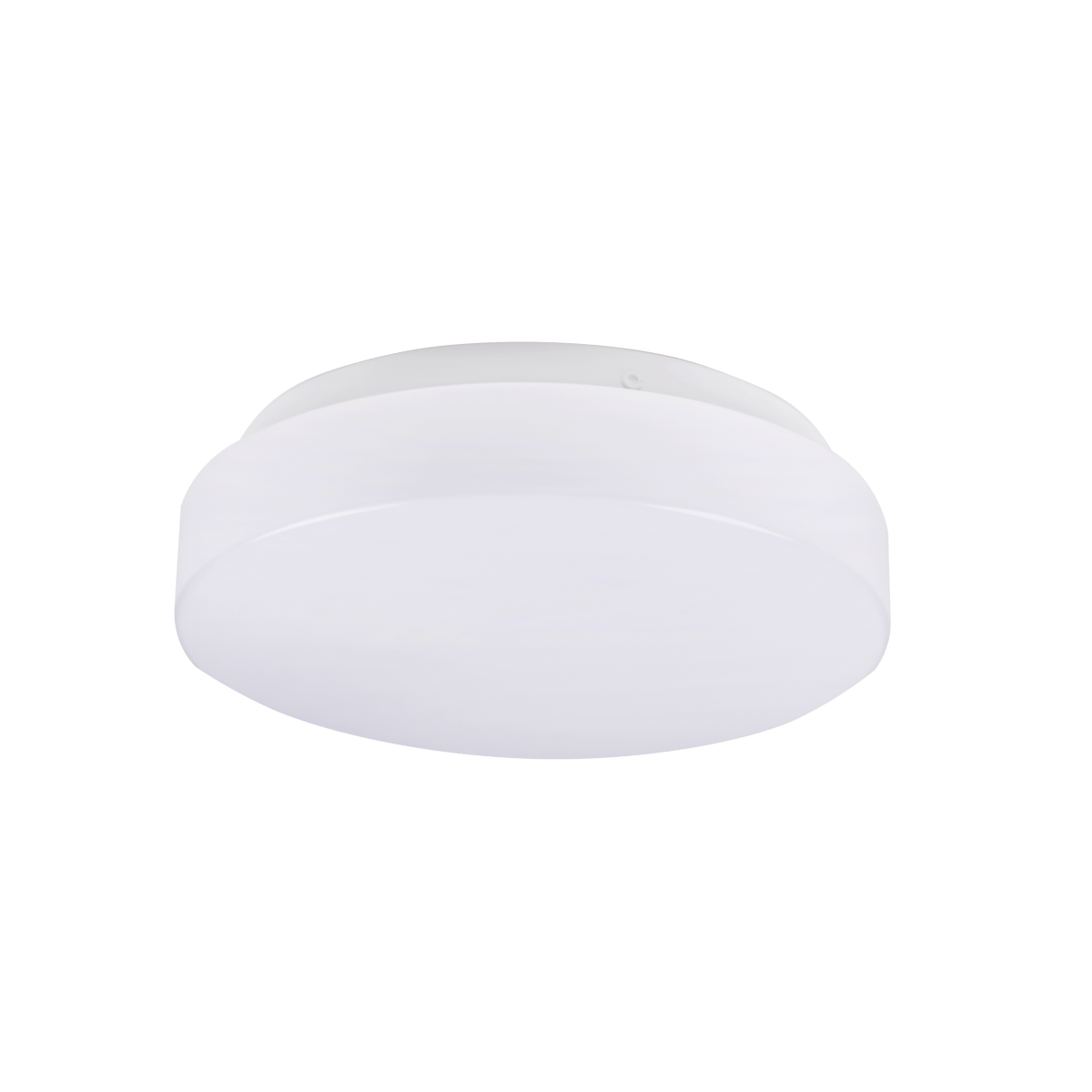 Brie Large 29cm White Plastic Ceiling Light | Dual E27 | Zebbies