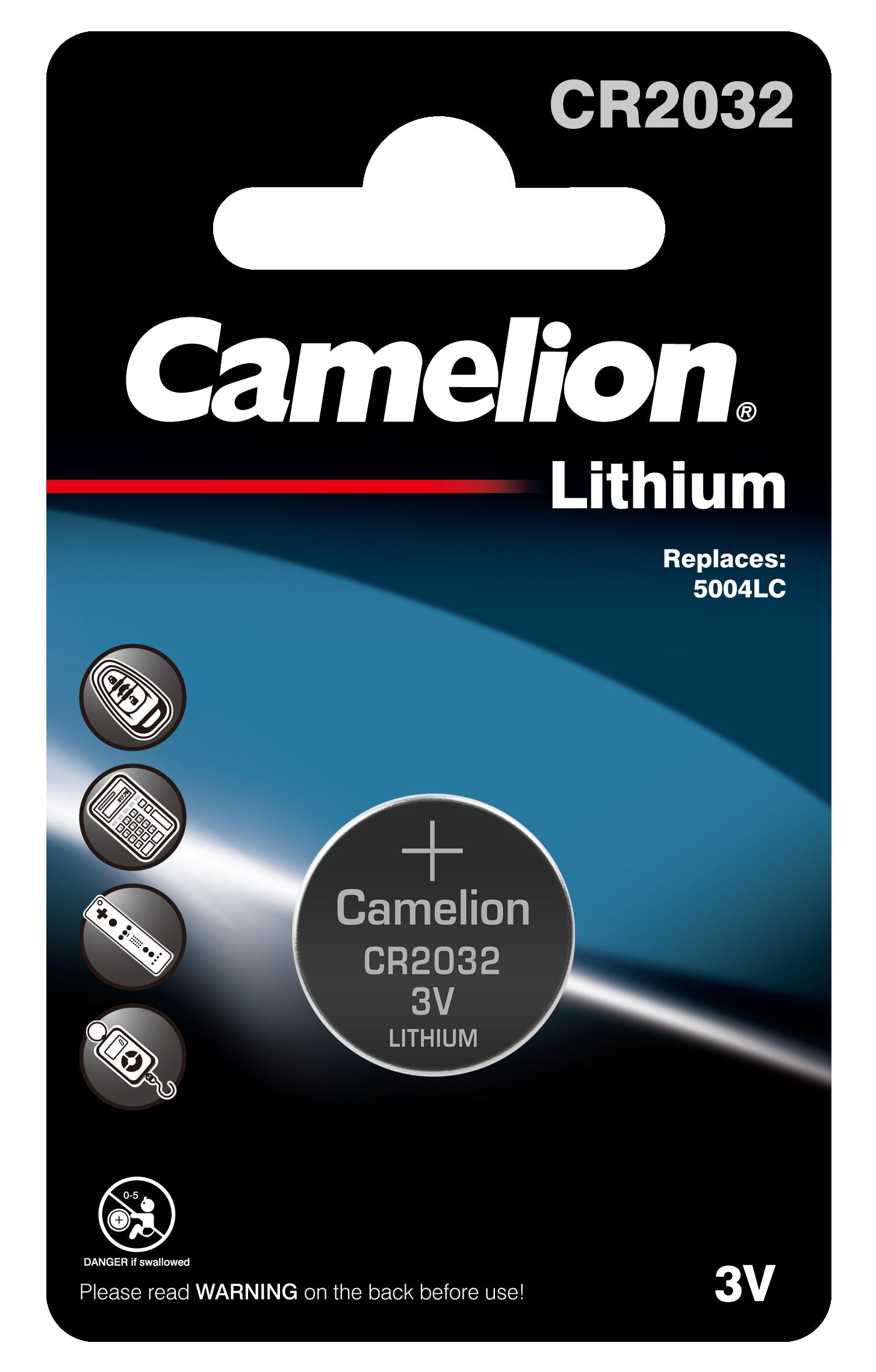 Camelion CR2032 3V Lithium Coin Cell Battery