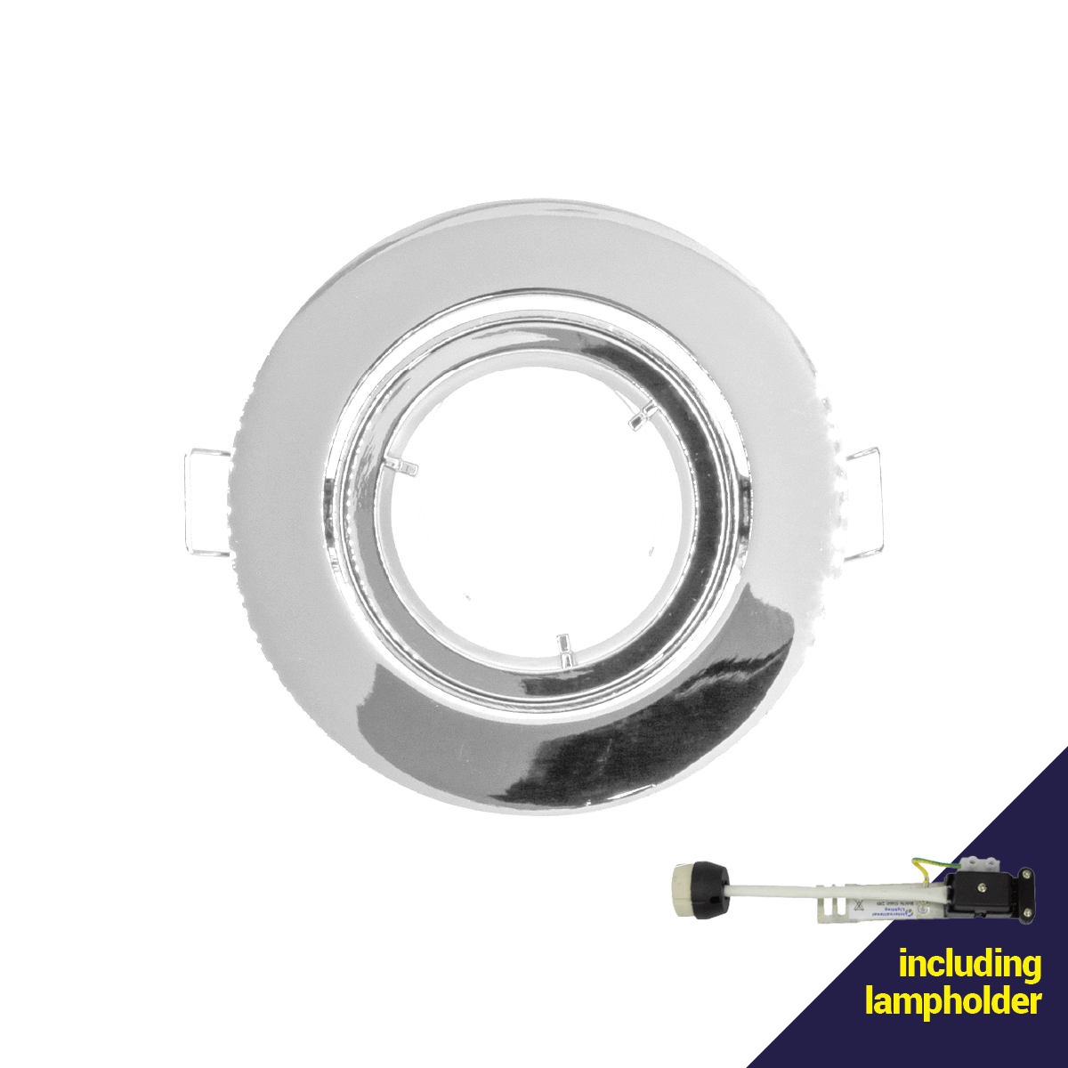 Chrome Tilt Downlight 