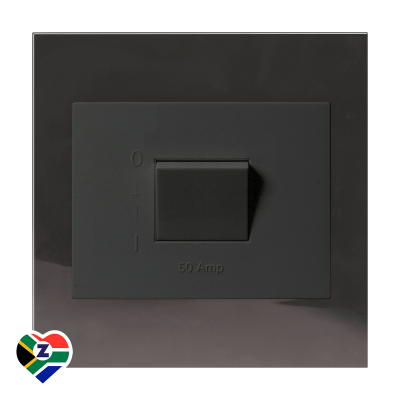 Dena Q 4x4 Charcoal 50 Amp Stove Isolator Switch | Kitchen Safety | Zebbies