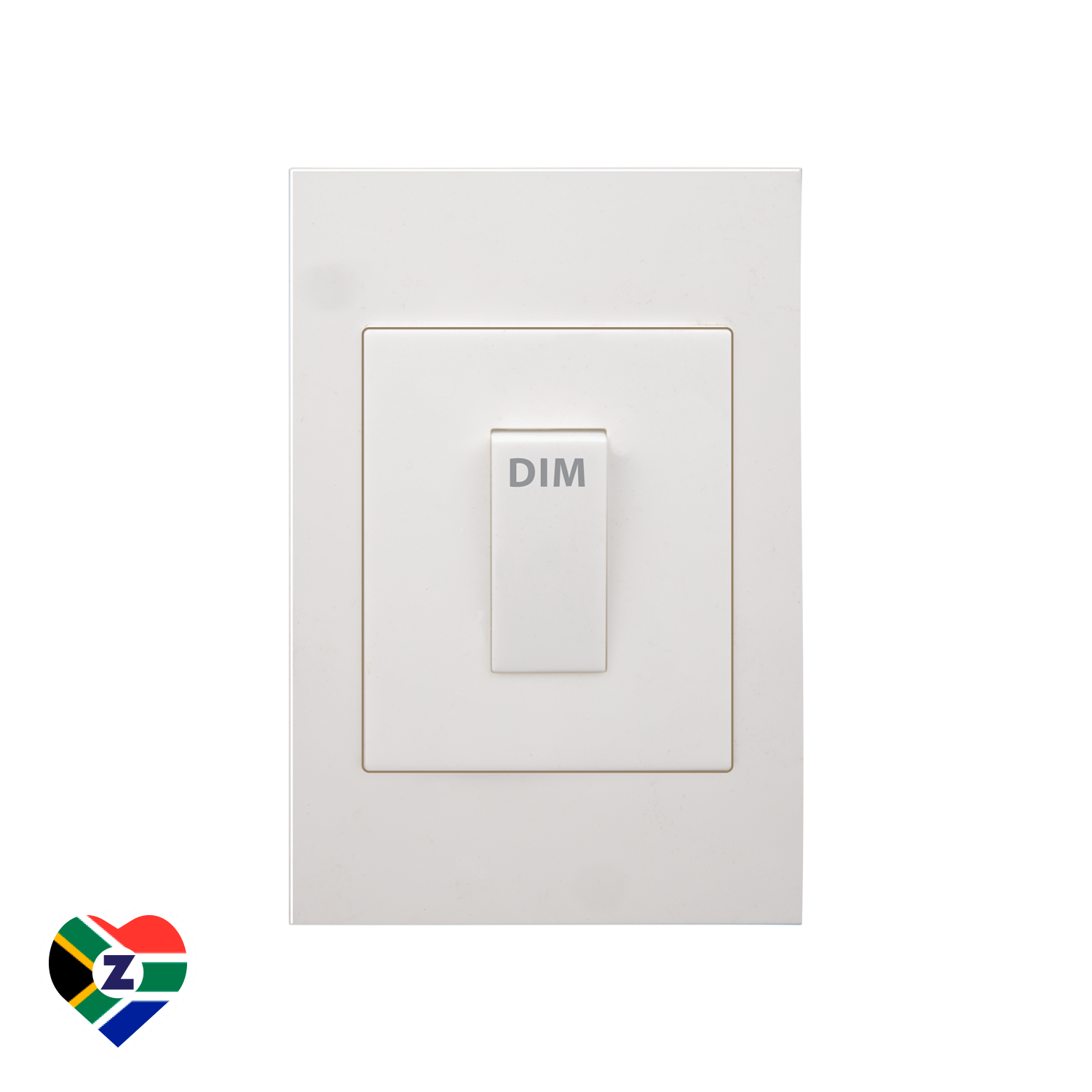 Dena Q White 4x2 1 Lever Dimmer Switch