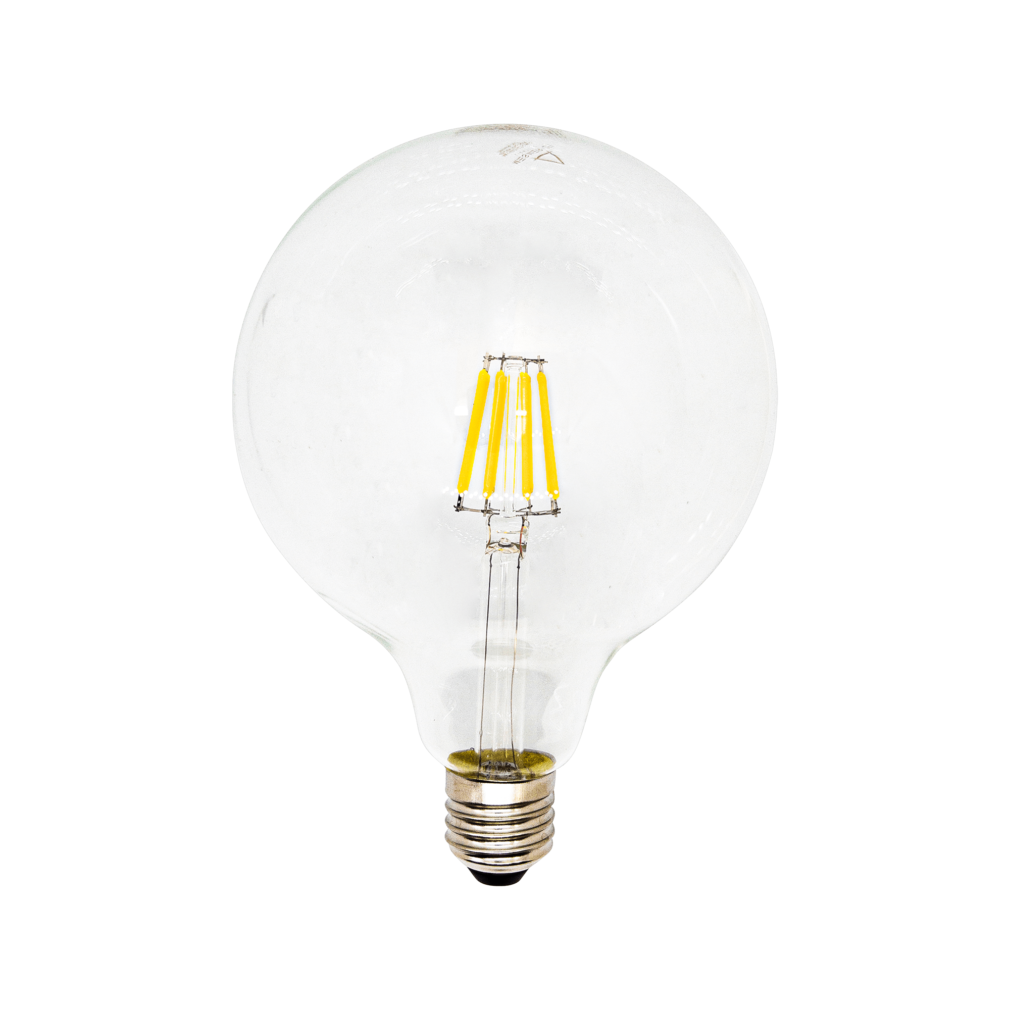 G125 6W ES & E27 Globes Warm White Dimmable Clear Filament LED