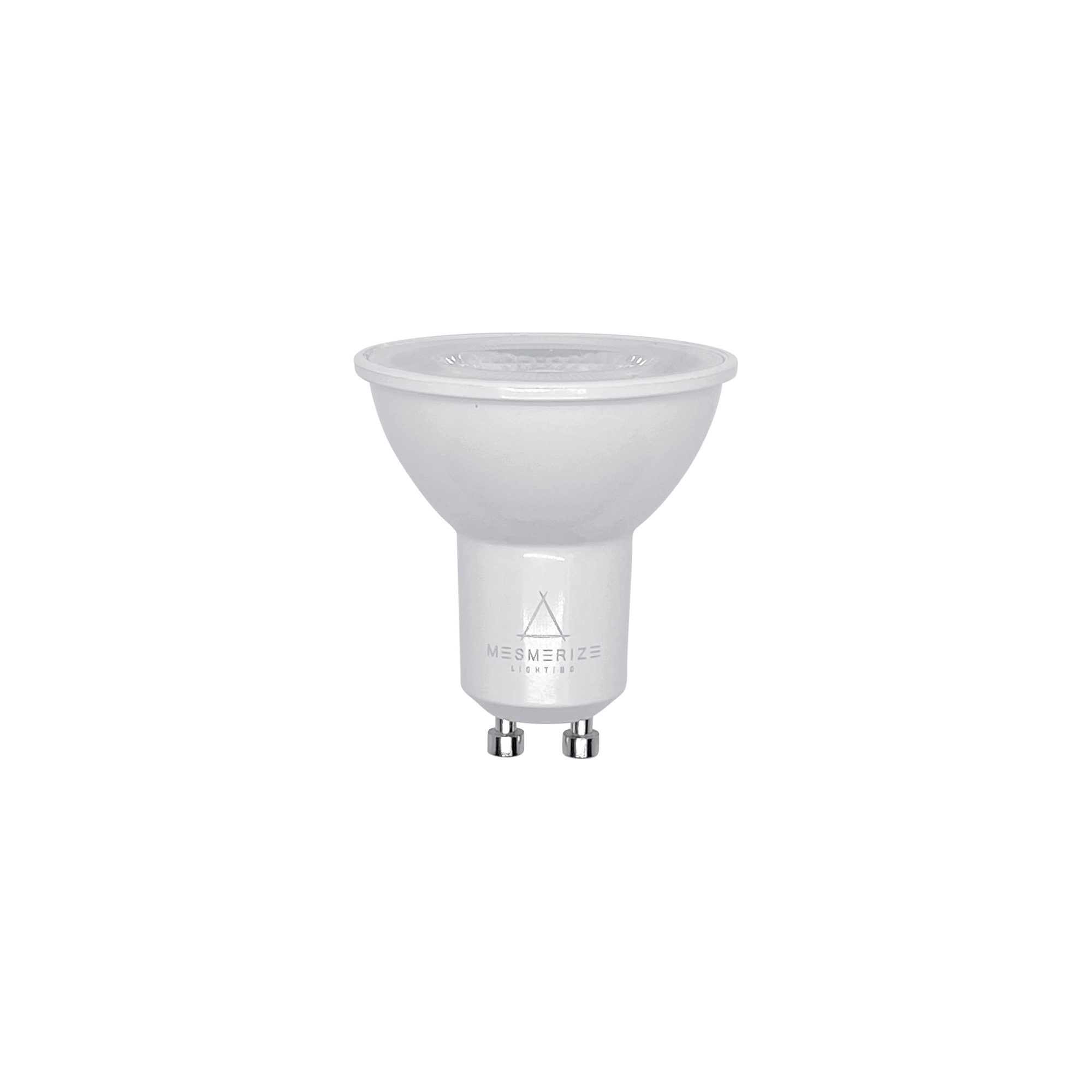 Standard 5.5W GU10 LED spotlight globe in daylight 6500K for kitchen and office downlights.