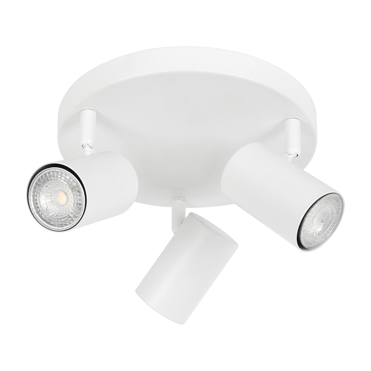 Harper White 3 Light Disc Spot Light | Adjustable Ceiling Spotlight ...