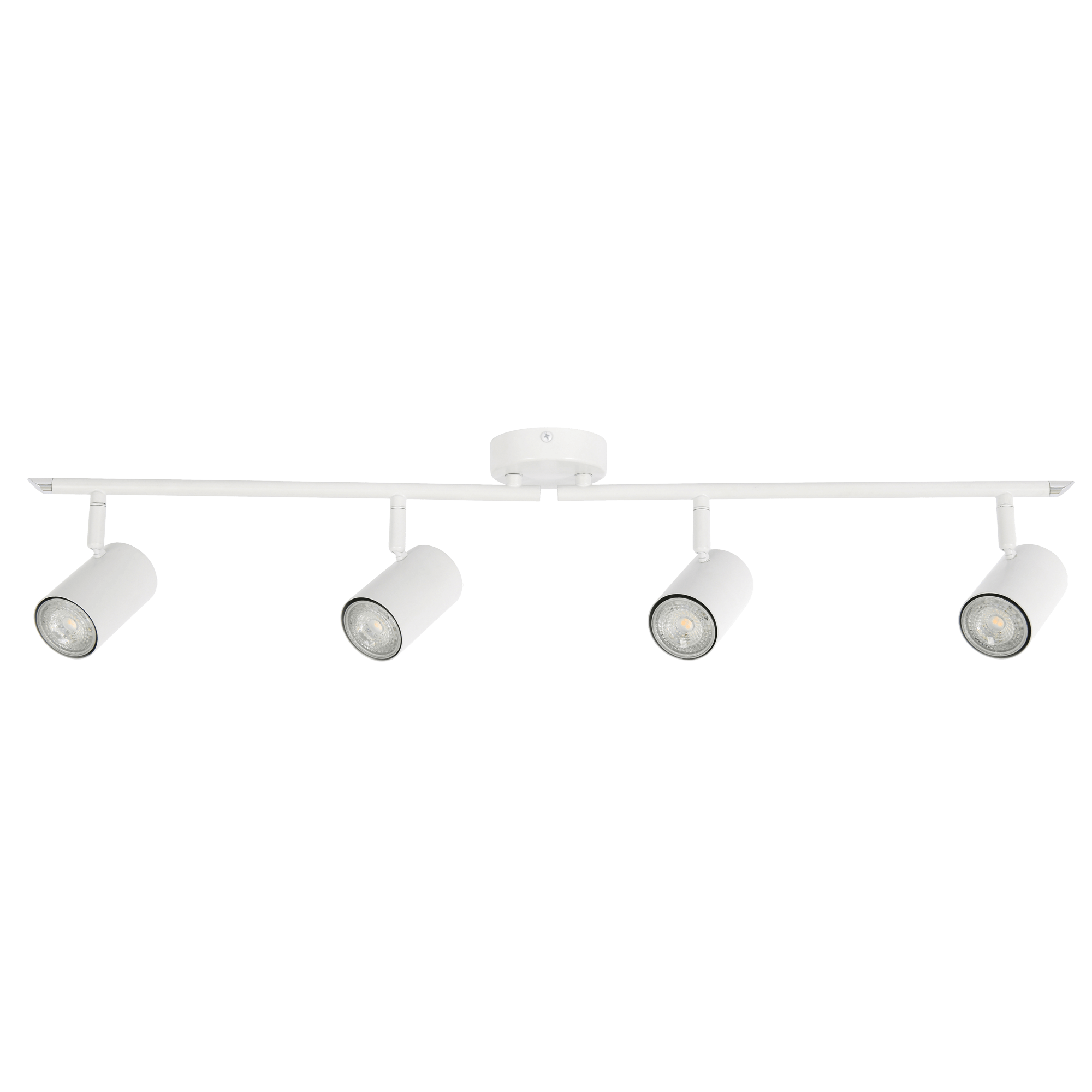 Harper Modern White 4 Light Adjustable Ceiling Spot Light Bar