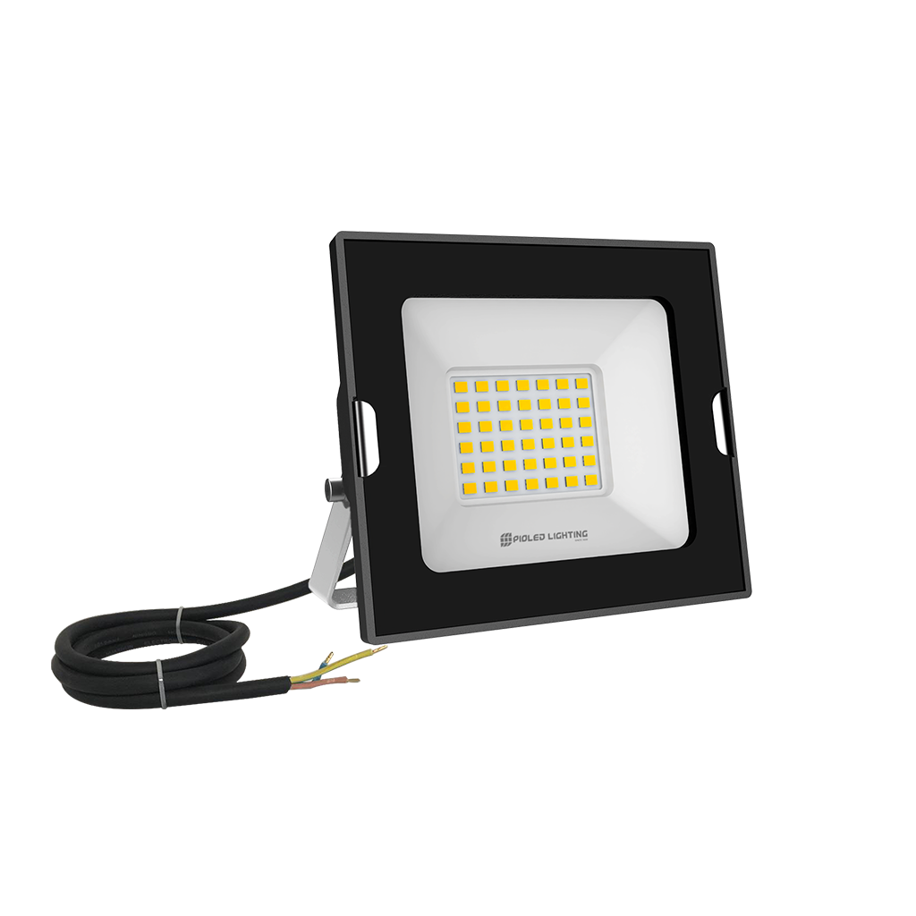 LED flood light with black casing