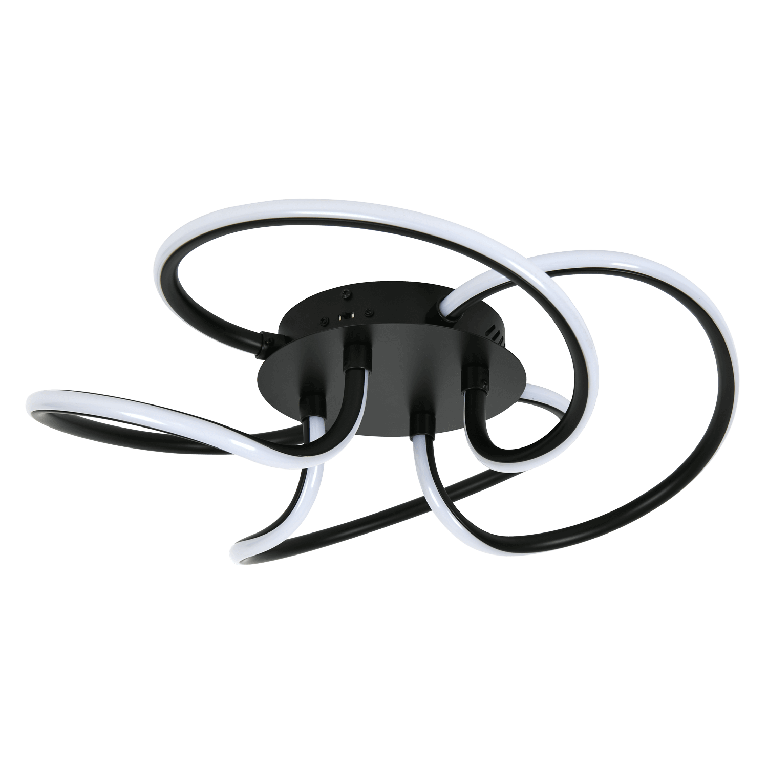 Raya 60W Matte Black CCT LED Ceiling Light