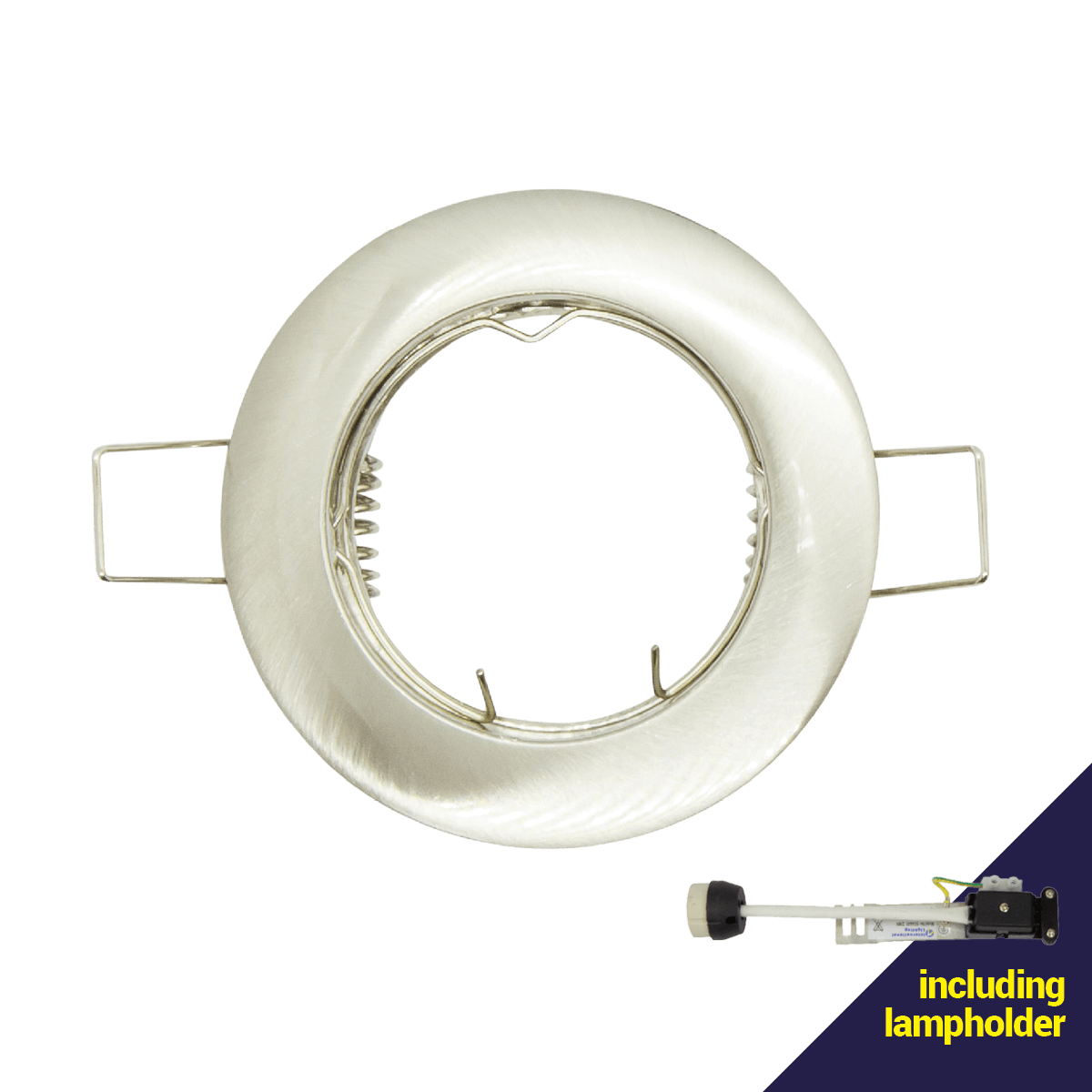 Satin Chrome Fixed Downlight