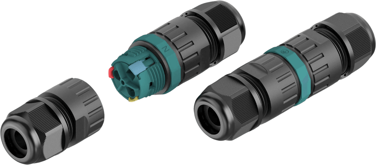 Screwless 2-Way IP68 Waterproof Cable Gland | Zebbies