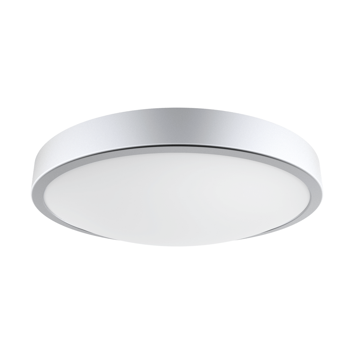 Trinity 24W LED Ceiling Light with Silver Trim for Modern