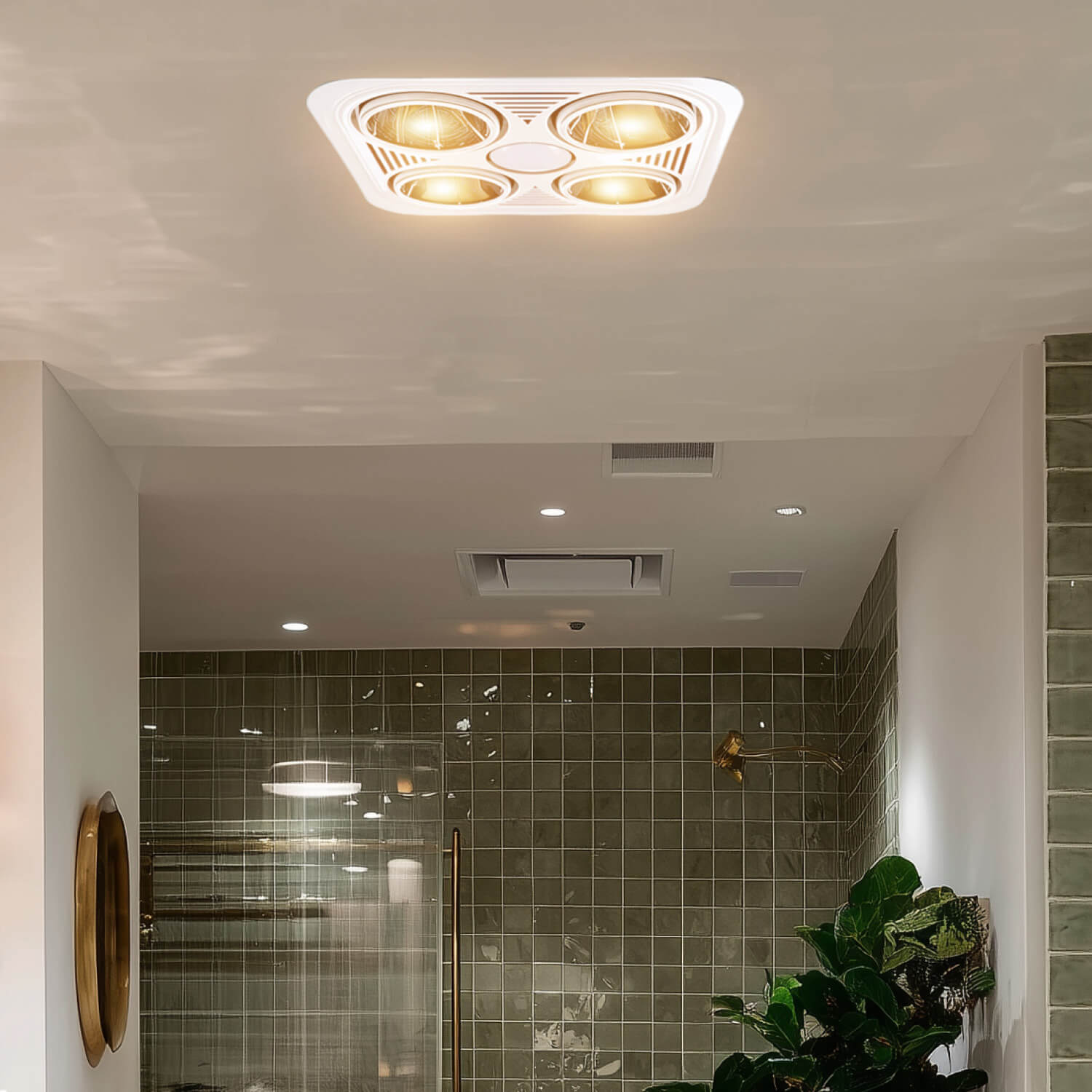 3-in-1 Bathroom Light Heater / Extractor fan