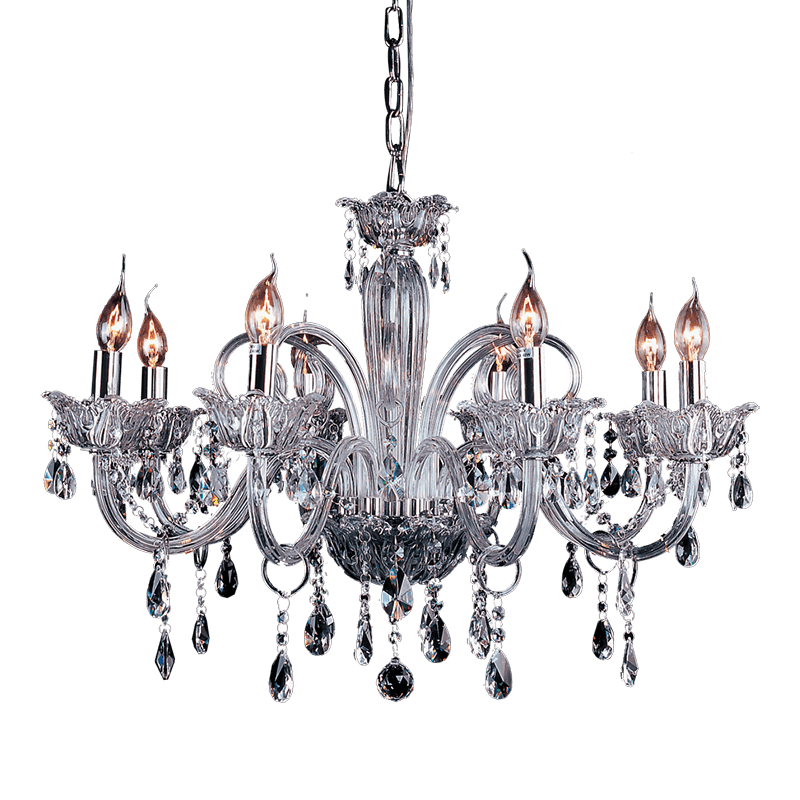 8 Light Crystal Chandelier